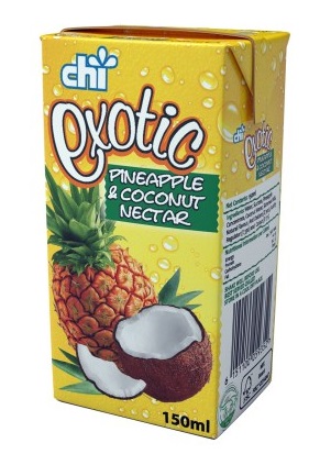 Chi Exotic Pineapple &amp; Coconut Nectar Fruit Juice 150ml x 5