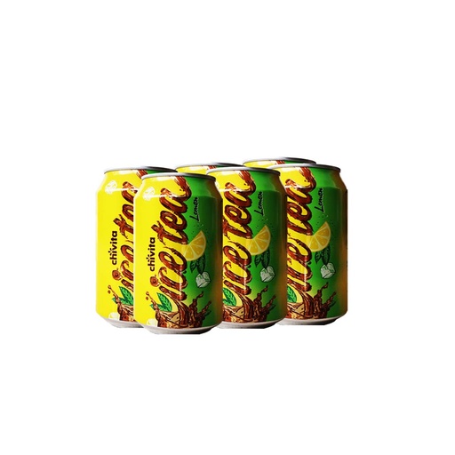 Chivita Ice Tea  Lemon Fruit Drink Can 330ml x 6