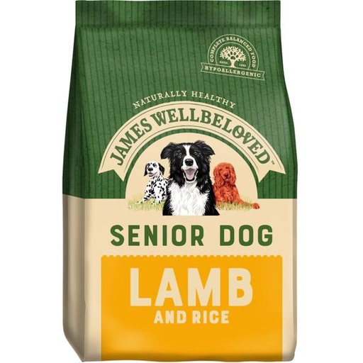 JAMES WELLBELOVED SENIOR LAMB &amp; RICE DRY DOG FOOD 15kg