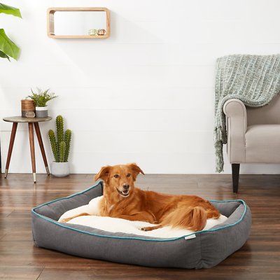 Frisco Sherpa Orthopedic Bolster Cat &amp; Dog Bed, X-Large