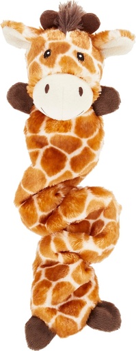 Frisco Bungee Plush Squeaking Giraffe Dog Toy