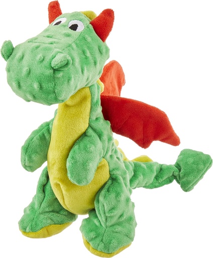 Frisco SqueakyBeasties Olive the Dragon Dog Toy, Medium