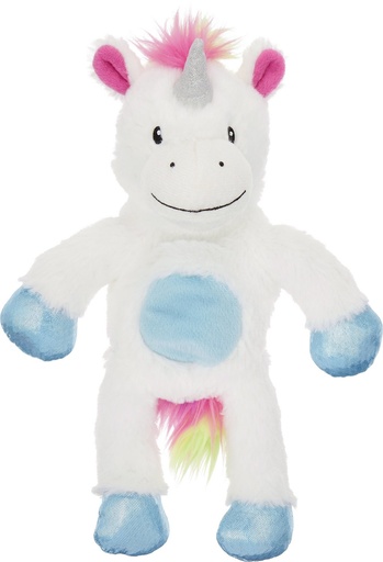 Frisco Plush with Inside Rope Squeaking Unicorn Dog Toy