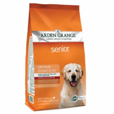 ARDEN GRANDE Senior  with Fresh Chicken &amp; Rice Dry Dog Food 6kg