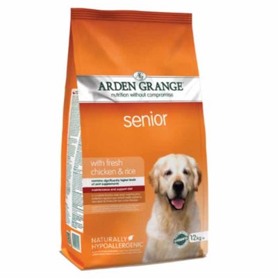 ARDEN GRANDE Senior  with Fresh Chicken &amp; Rice Dry Dog Food 12kg