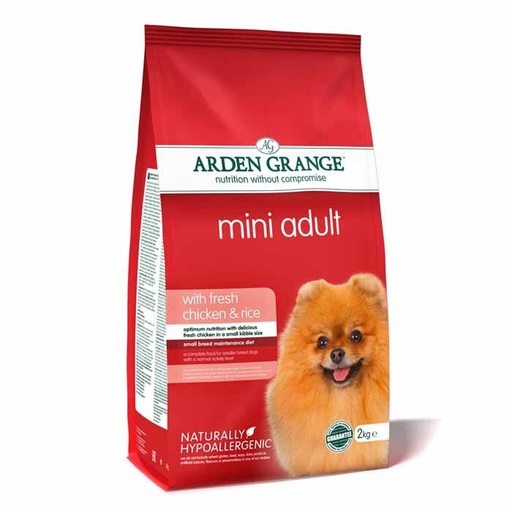 ARDEN GRANDE Mini Adult with Fresh Chicken &amp; Rice Dry Dog Food 2kg