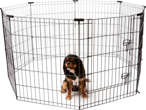 Frisco Wire Dog &amp; Small Pet Exercise Pen with Step-Through Door 30 inch