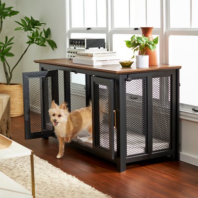 Frisco "Venice" Dog Crate Credenza &amp; Mat Kit