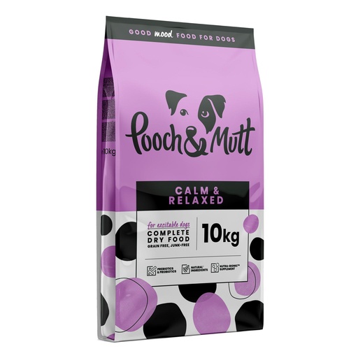 POOCH &amp; MOTT CALM &amp; RELAXED COMPLETE GRAIN-FREE DRY DOG FOOD 10KG