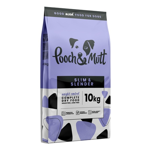 POOCH &amp; MUTT SLIM &amp; SLENDER COMPLETE GRAIN-FREE DRY DOG FOOD 10KG