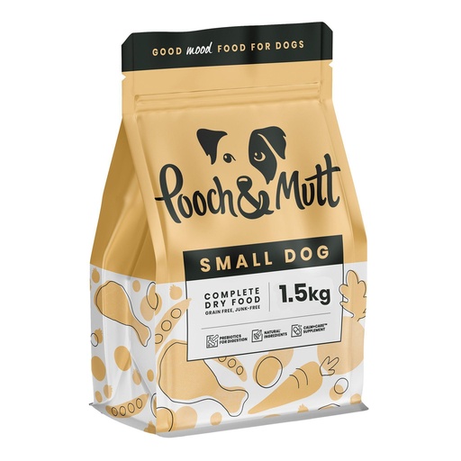 POOCH &amp; MUTT SMALL COMPLETE SUPERFOOD GRAIN-FREE DRY DOG FOOD 1.5KG