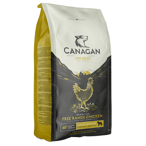 CANAGAN LARGE BREED FREE-RANGE CHICKEN GRAIN-FREE PUPPY AND ADULT DRY DOG FOOD 2KG