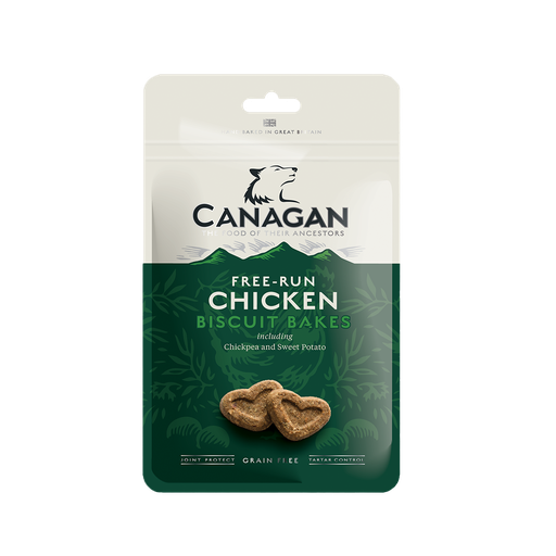 CANAGAN CHICKEN BISCUIT BAKES GRAIN-FREE PACK OF 8 DOG TREATS 150G