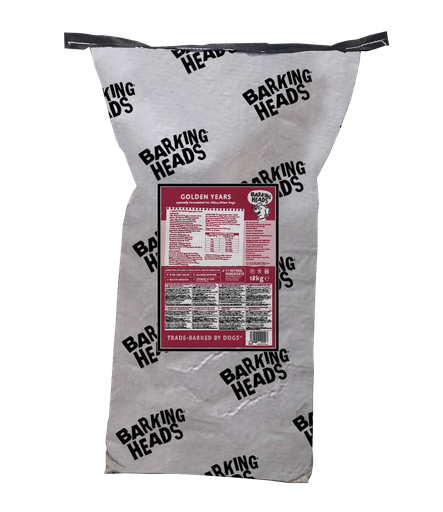 BARKING HEADS GOLDEN YEARS SENIOR DOGS DRY DOG FOOD 18KG