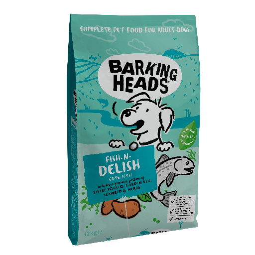 BARKING HEADS FISH-N-DELISH - ADULT GRAIN-FREE DRY DOG FOOD 12KG