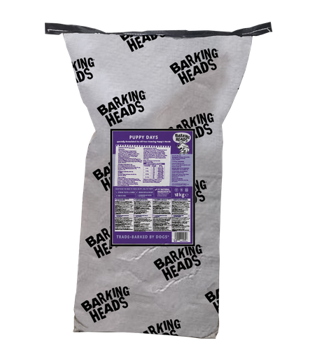 BARKING HEADS PUPPY DAYS - COMPLETE PUPPY DRY DOG FOOD 18KG