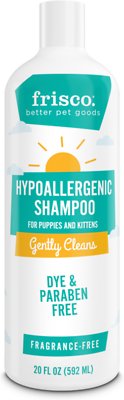 Frisco Hypoallergenic Shampoo with Aloe for Puppies &amp; Kittens, Unscented, 592ml