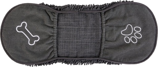 Frisco Microfiber Chenille Shammy Towel, Gray, Small/Medium