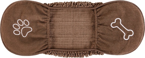 Frisco Microfiber Chenille Shammy Towel, Brown, Small/Medium