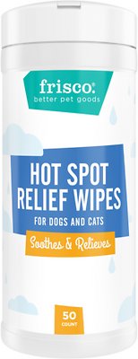 Frisco Hot Spot Relief Wipes, 50 count