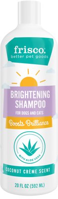 Frisco Brightening Shampoo with Aloe for Dogs &amp; Cats, 582ml
