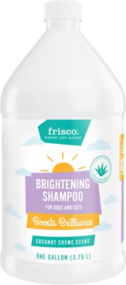 Frisco Brightening Shampoo with Aloe for Dogs &amp; Cats, 1-Gal bottle