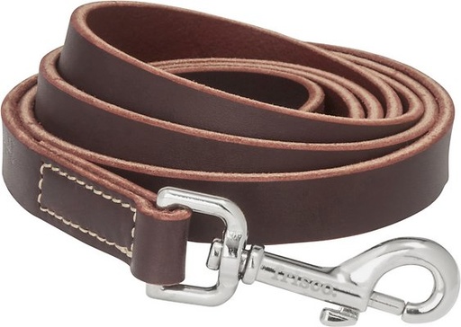 Frisco Top Grain Leather Leash, Width: 5/8th'', Length 6ft, Latigo