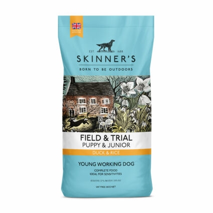 SKINNER'S FIELD &amp; TRIAL PUPPY &amp; JUNIOR DUCK &amp; RICE DRY DOG FOOD 2.5KG