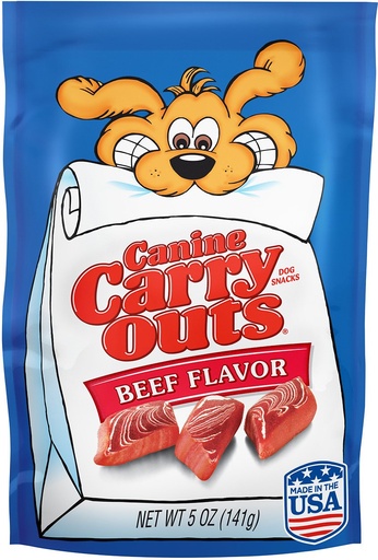 Canine Carry Outs Beef Flavor Dog Treats