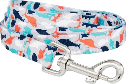 Frisco Reef Life Polyester Dog Leash, Medium: 6-ft long, 3/4-in wide