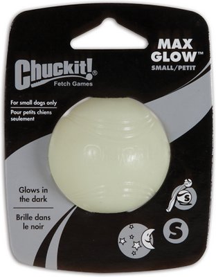 Chuckit! Max Glow Ball Dog Toy, Small