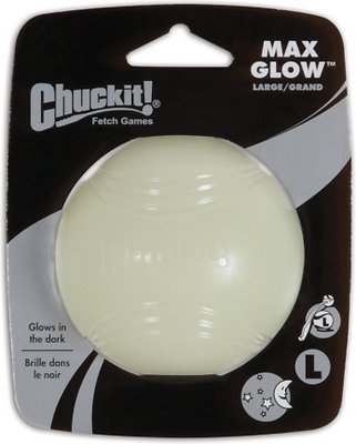 Chuckit! Max Glow Ball Dog Toy, Large