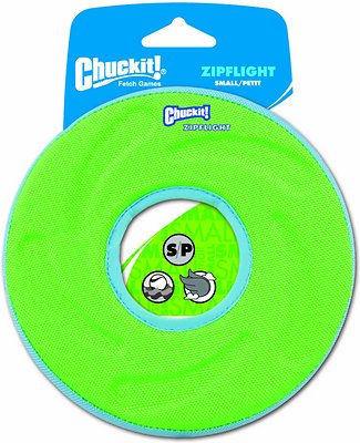 Chuckit! Zipflight Disc Dog Toy, Color Varies, Small