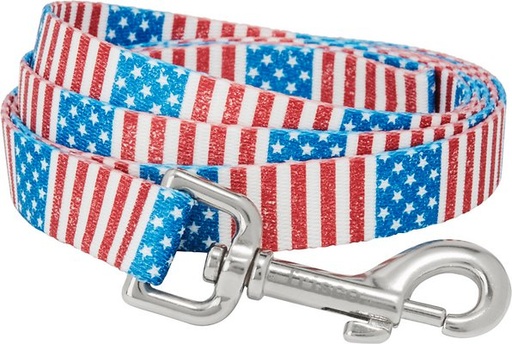 Americana Dog Leash, SM - Length: 6-ft, Width: 5/8-in