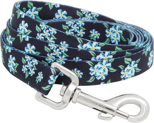 Frisco Evening Floral Dog Leash, SM - Length: 6-ft, Width: 5/8-in