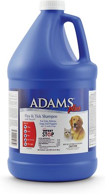 Adams Plus Flea &amp; Tick Shampoo with Precor, 1-gal bottle